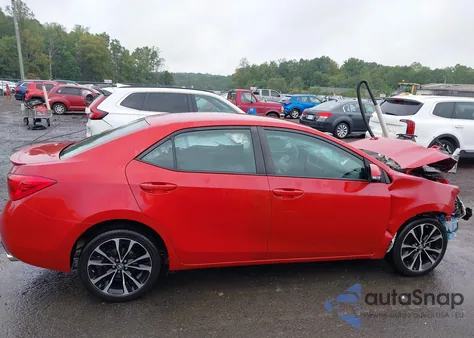 2017 Toyota Corolla Se from USA, damaged, VIN 2T1BURHE1HC854434